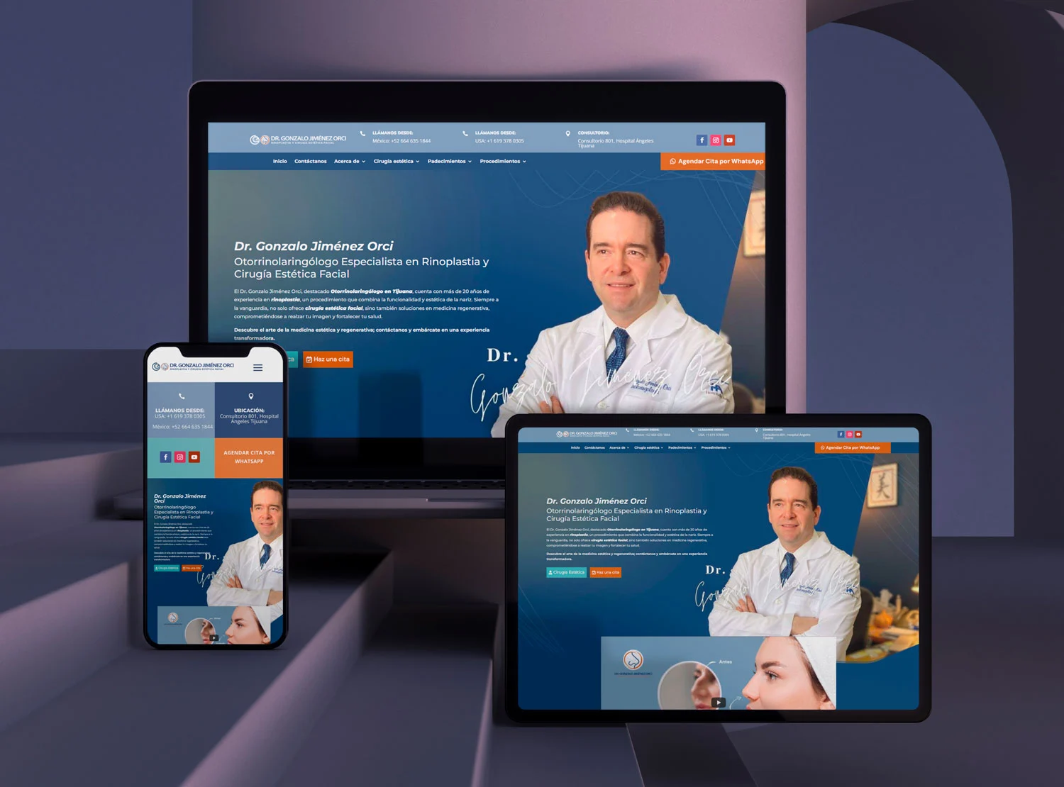 Página Web Tijuana Dr Gonzalo Jimenez Orci